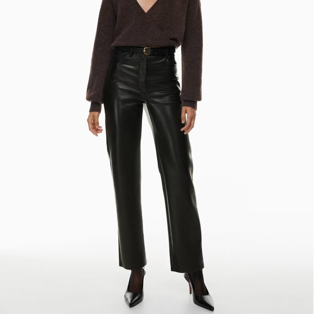 Aritzia Wilfred Melina Leather Pant